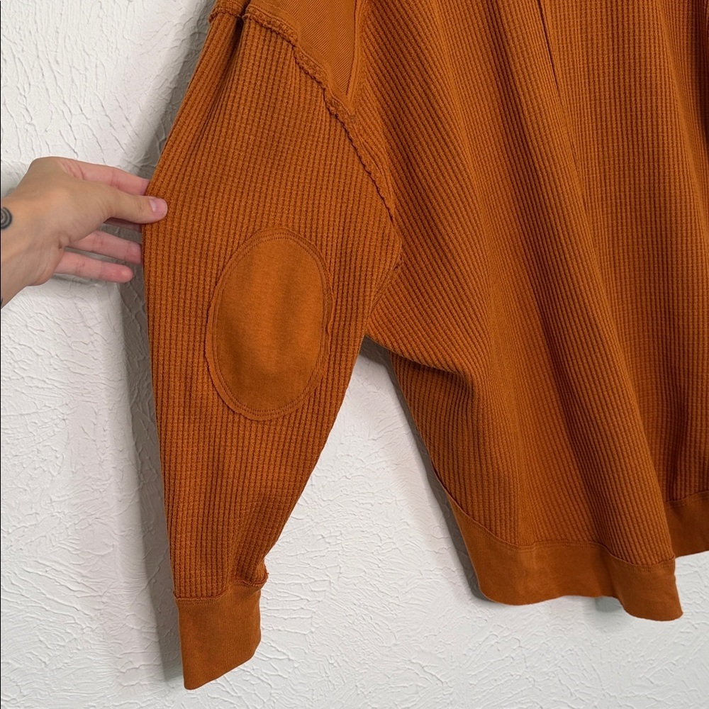 We The Free Free People Thermal Knit Shirt In Autumn Wildflower size small - Picture 8 of 14